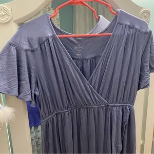 Maternity maxi dress